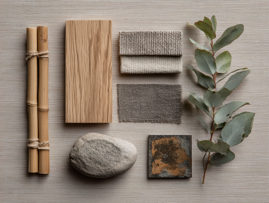 japandi materials board